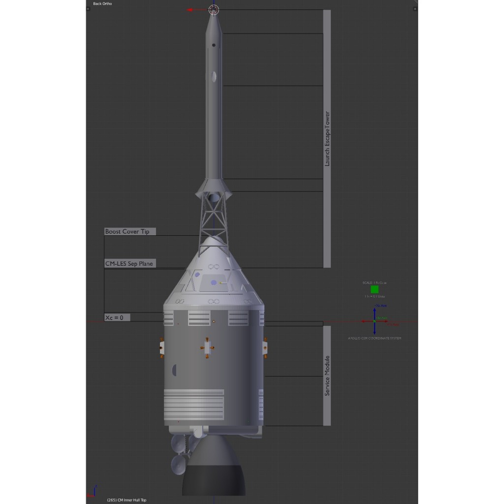 Apollo 3D: Command Module and Service Module  Block 2  preview image 1